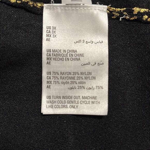 INC Glitter Printed Faux Wrap Dress - Picture 14 of 16